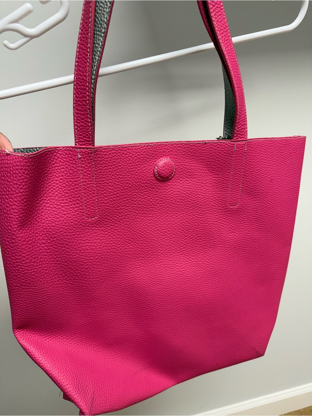 Rosetti Hot Pink Pebbled Tote